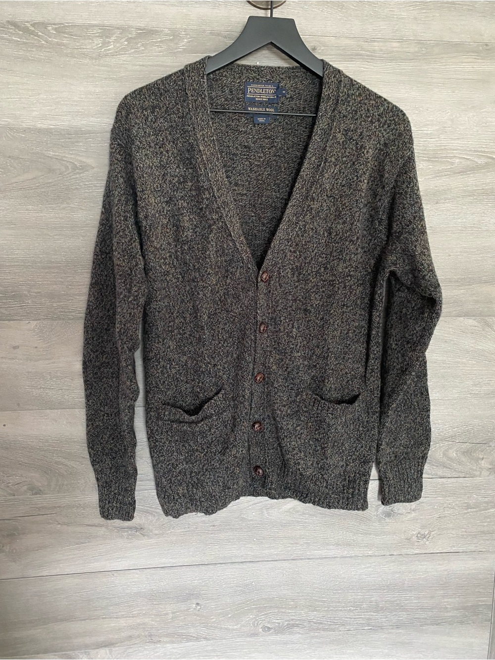 Pendleton Shetland Collection Washable Wool Cardigan
